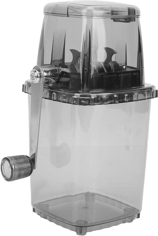 Handmatige IJsmachine IJs Crusher Zomerse Drankjes Maken Ergonomische Handgreep 1.2 Liter Wit