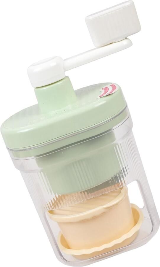 Handmatige IJsmachine Ijsbreker Sneeuwkegel Maker Dranken en Desserts Maken Roestvrijstalen Snijder 12 x 23 cm Wit