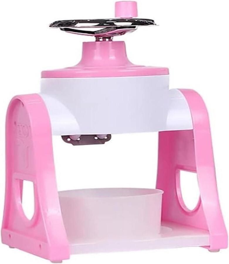 Handmatige IJsmachine IJscrusher IJsbakje Drankjes Maken Verdikte Roestvrij Staal Bladen 19 x 18 x 30 cm