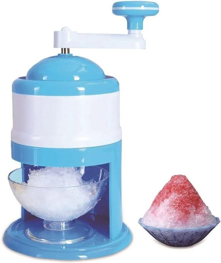 Handmatige IJsmachine Sneeuw Cone Maker Drankjes Maken Moeiteloze Handslinger 27 cm Zoals Afgebeeld