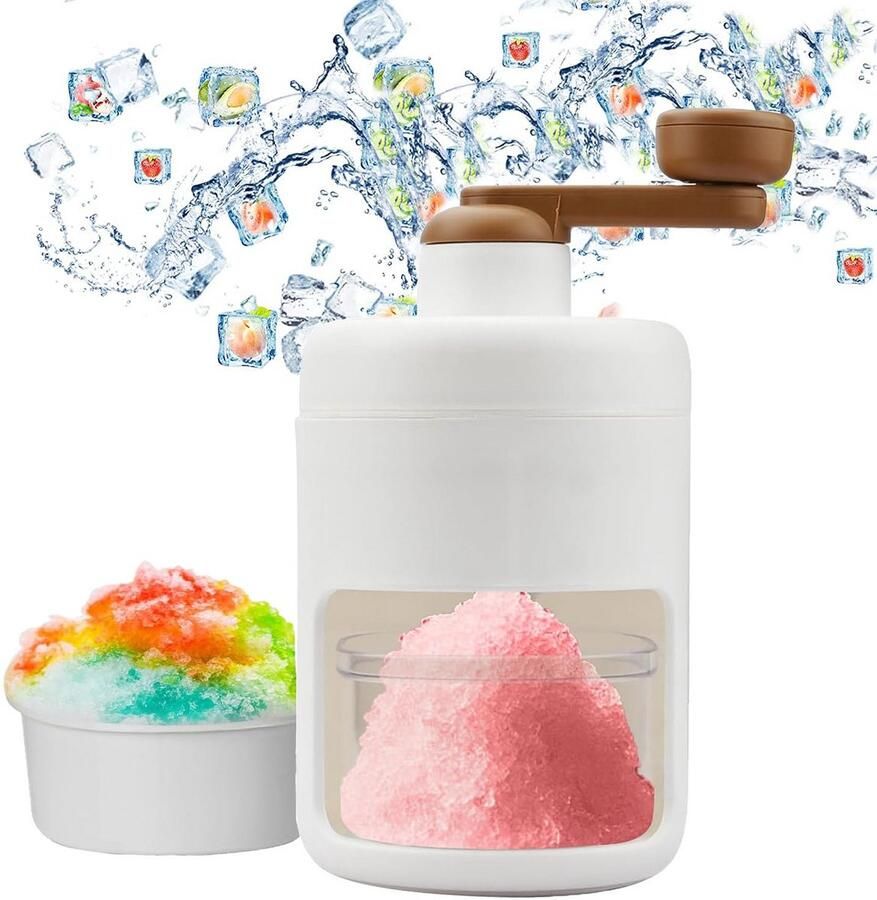 Handmatige IJsmachine voor IJsscheerijs en Crushed Ice Perfect voor Feesten en Thuisgebruik