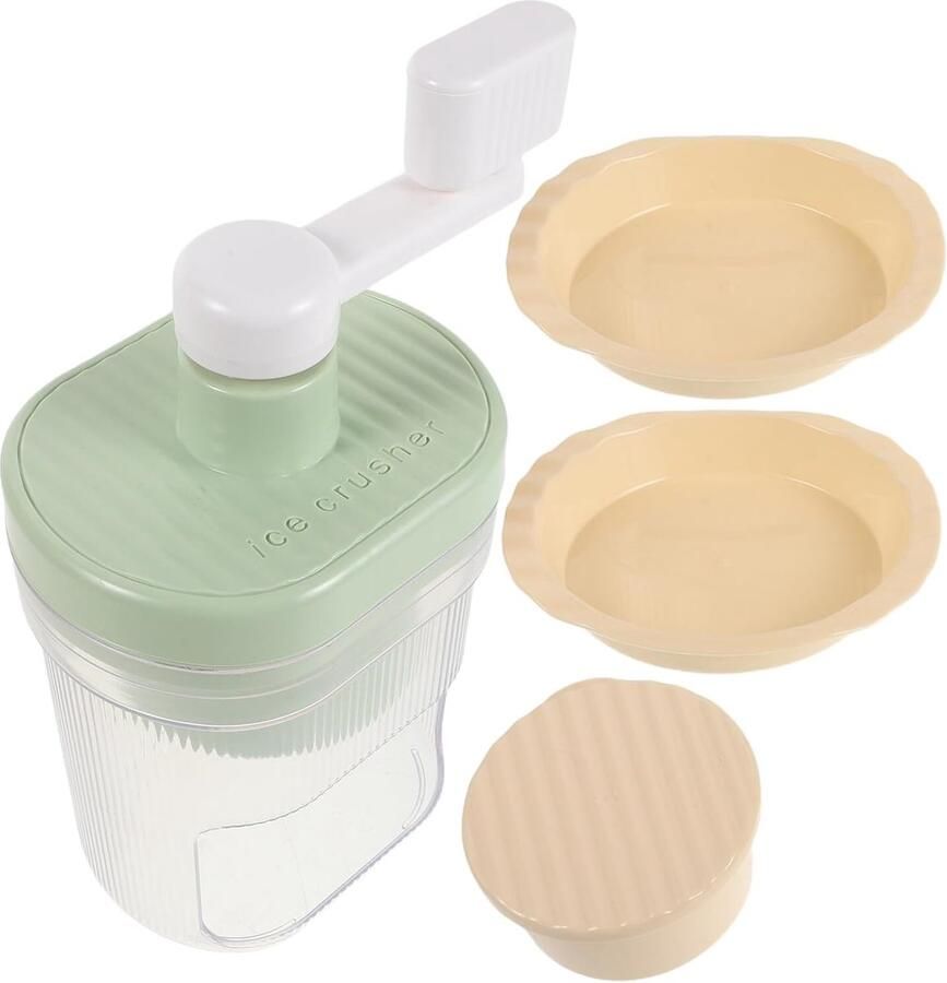 Handmatige Ijsmaker Schaafijsmachine IJscrusher Drankjes Bereiden Draagbaar Zonder Elektriciteit 23 x 125 x 95 cm Meerkleurig