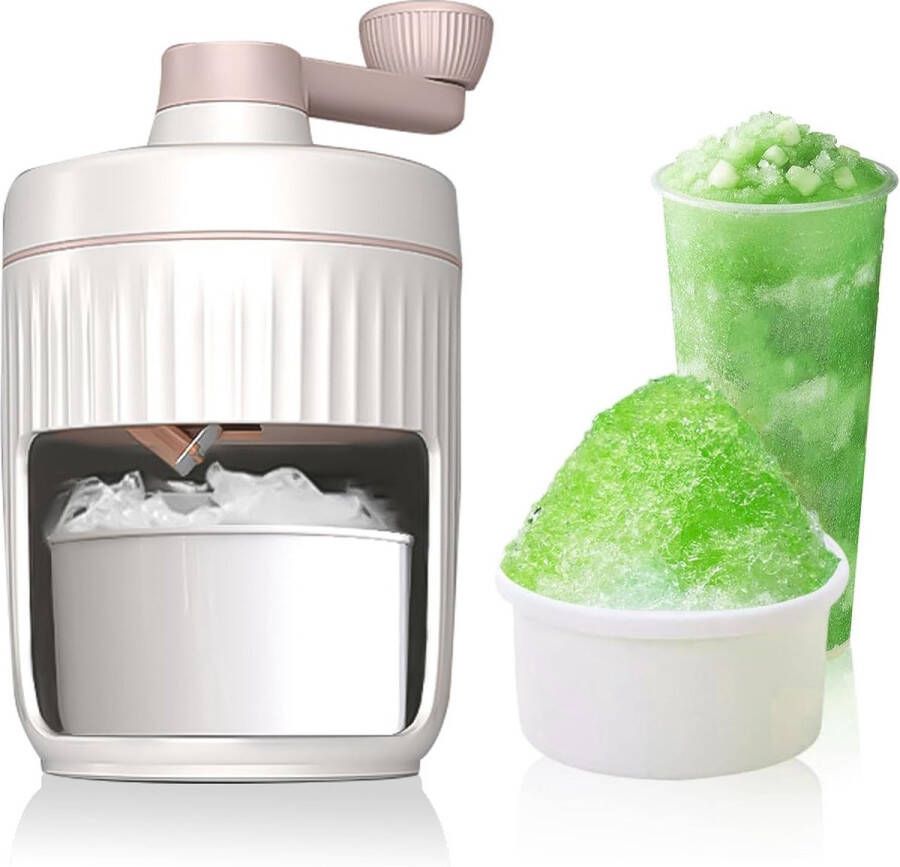 Handmatige ijsversnipperaar Crusher Rotary Cocktails Slush Machine Ice Cube Crusher