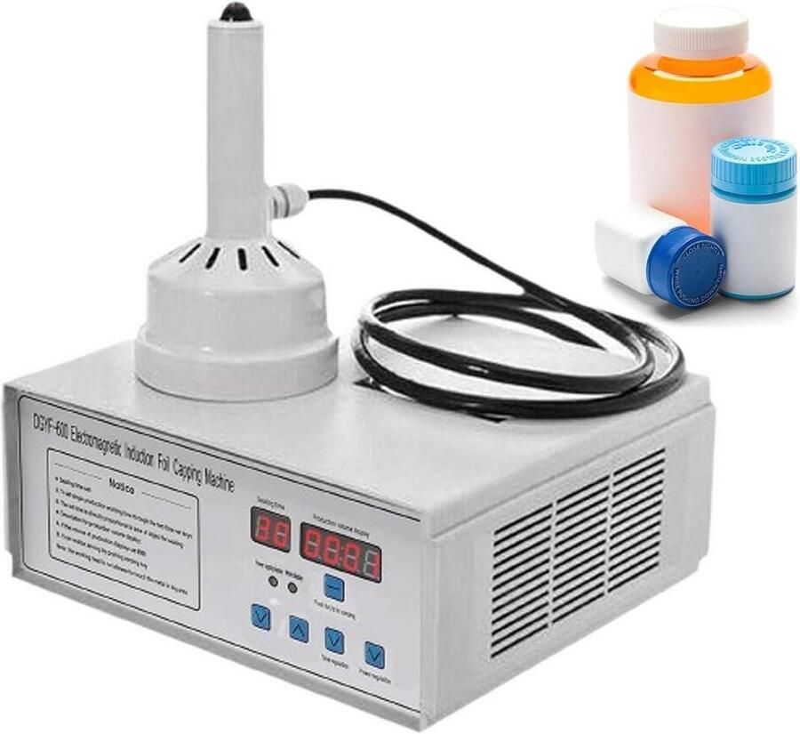 Handmatige Inductiesealer voor Flessen en Potten (20-130 mm) - Foto 1