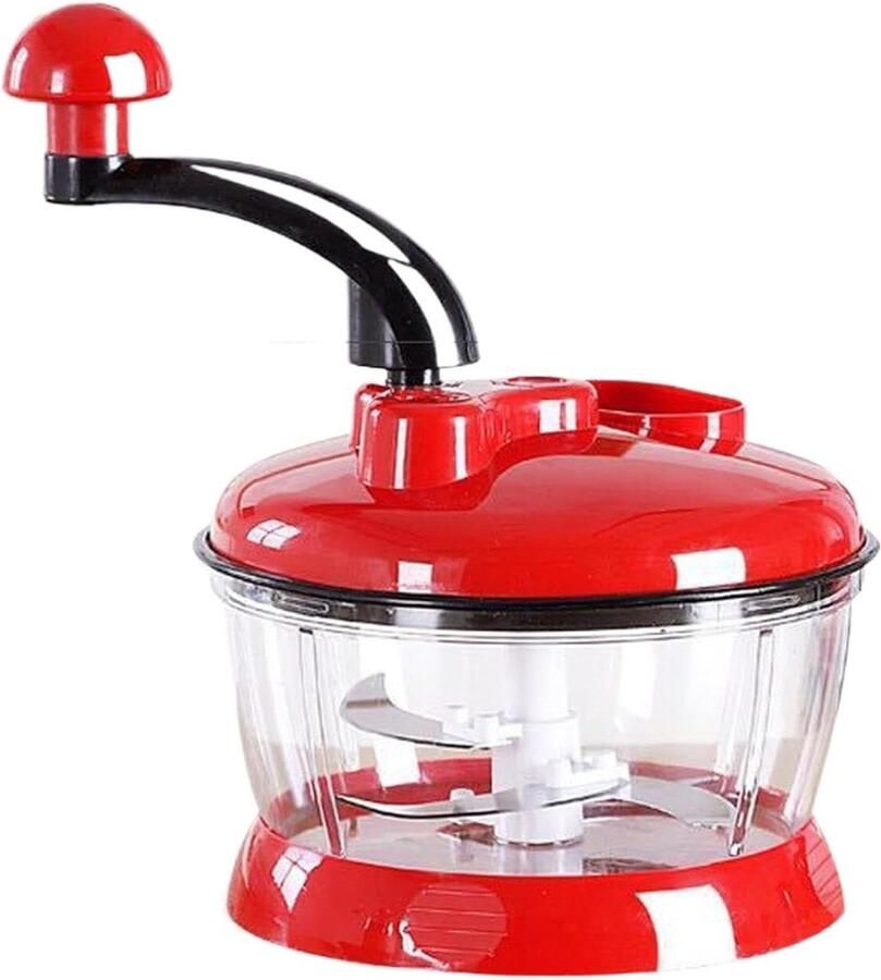 Handmatige Keuken Snijder Groente Hakker Voedsel Voorbereiding Grote Capaciteit 17.5 x 20.8 x 17.5 cm Wit
