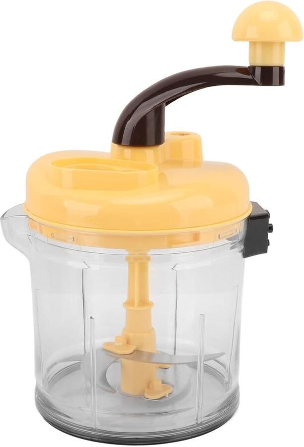 Handmatige Keukenmachine Groente Hakker Maaltijden Voorbereiden 3 Snelheden 3 Liter Geel