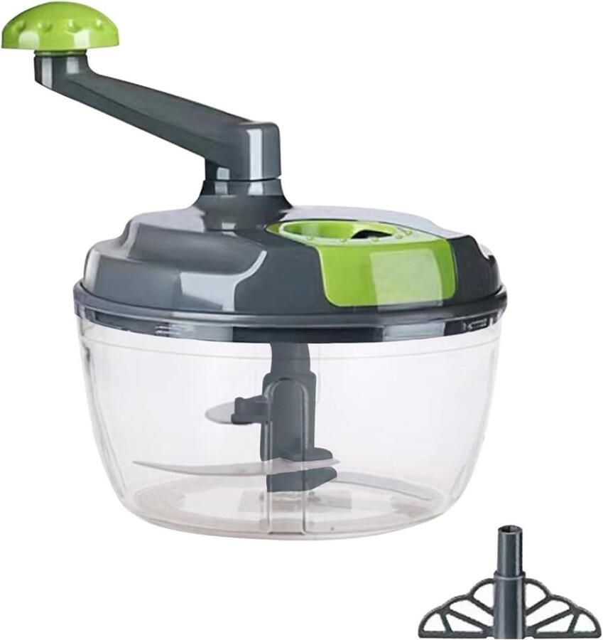 Handmatige Keukenmachine Vleesmolen Vlees Malen Inklapbare Handgreep 18.5 cm Grijs
