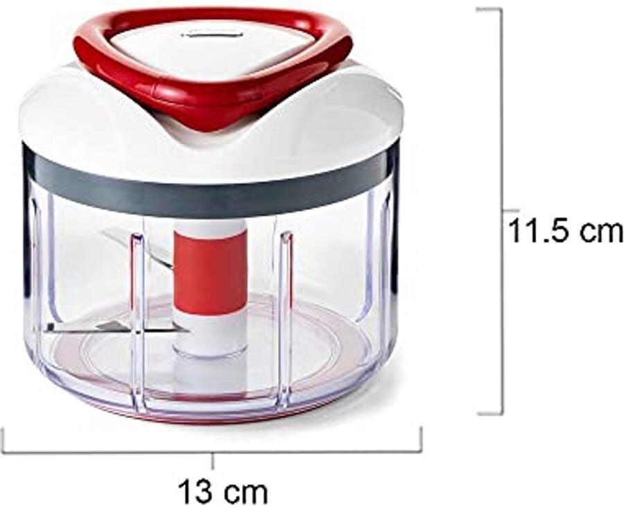Handmatige Keukenmachine Voedselhakker en Groentesnijder Vaatwasserbestendig Compact Ontwerp met 5 Jaar Garantie
