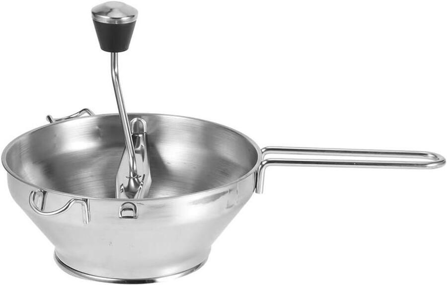 Handmatige Keukenmixer Voedselblender Ingrediënten Purren 3 Verwisselbare Schijven 706 Gram Zilver