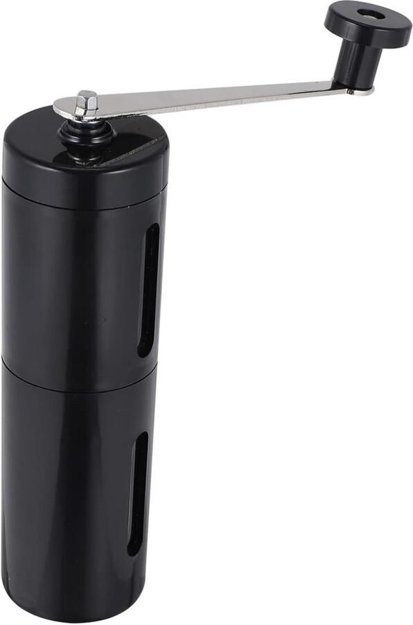 Handmatige Koffiemaler Koffiezetapparaat Verse Koffie Zetten Draagbaar Ontwerp 22.5cm Hoog Zwart