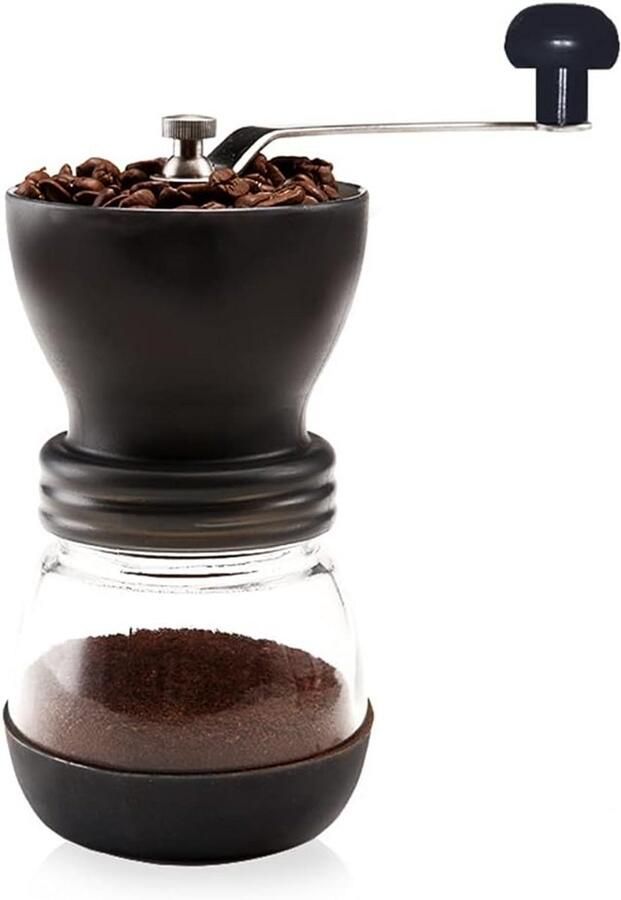 Handmatige Koffiemolen Bonenmaler Verse Koffie Keramische Braam 350 ml Zwart