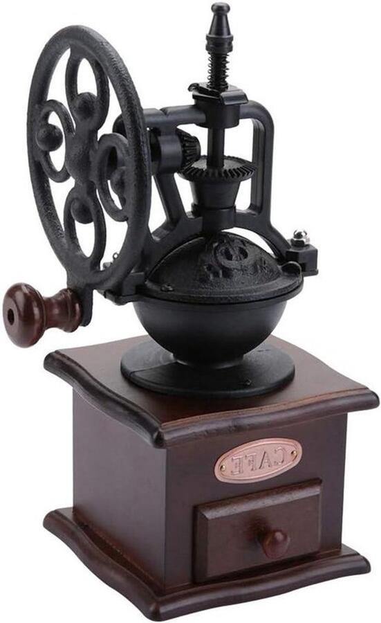 Handmatige Koffiemolen Antieke Molen Verse Koffie Fijnheidsaanpassing 118 Gram Rood