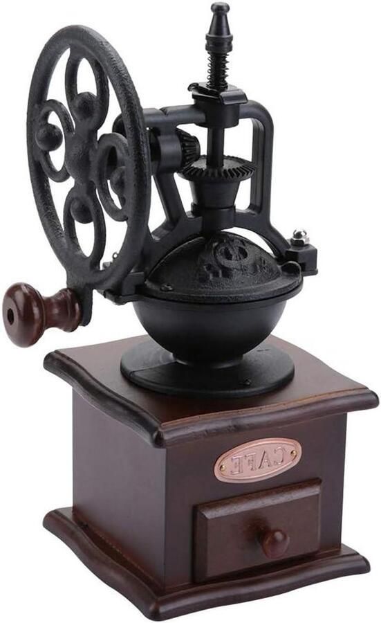 Handmatige Koffiemolen Antieke Molen Verse Koffie Fijnheidsaanpassing 118 Gram Rood