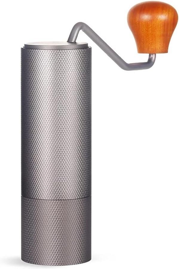 Handmatige Koffiemolen Bonenmaler Burr Verse Koffie Zetten Instelbare Maalgraad Compact Ontwerp Aluminium