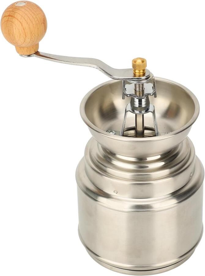 Handmatige Koffiemolen Bonenmaler Keuken Verse Koffie Zetten Roestvrij Staal Hout 2 tot 8 Porties Niet gespecificeerd