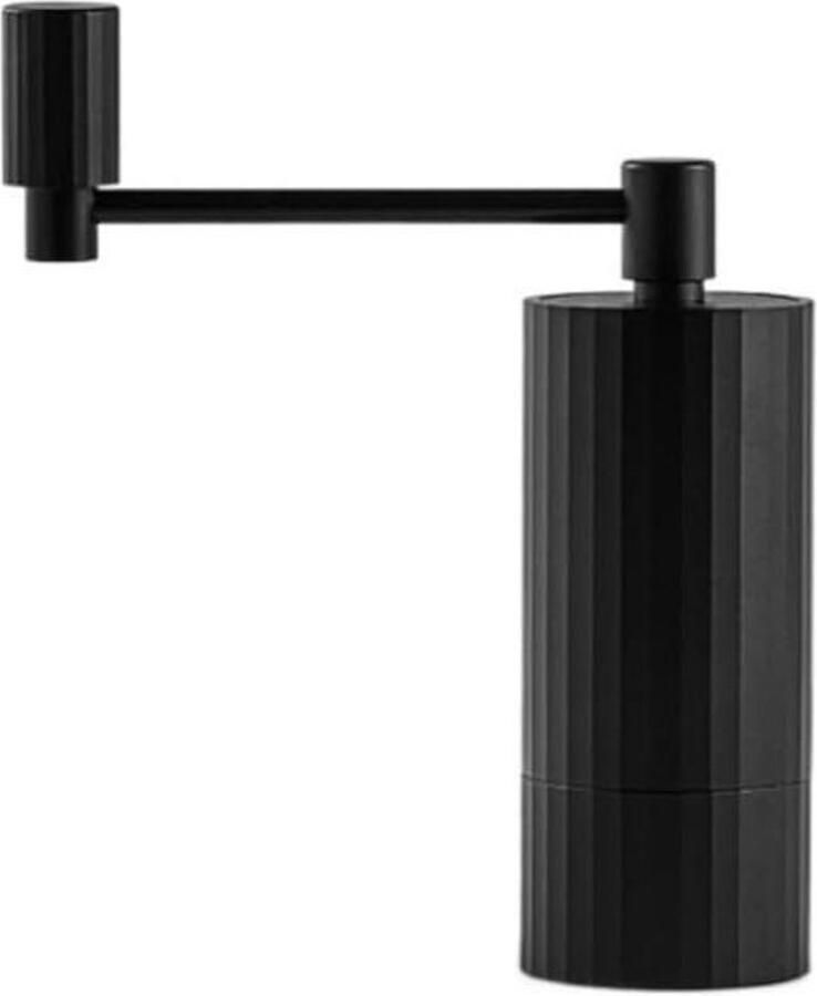 Handmatige Koffiemolen Bonenmaler RVS Verse Koffie Zetten Stille Bediening 135 x 5 cm Zwart