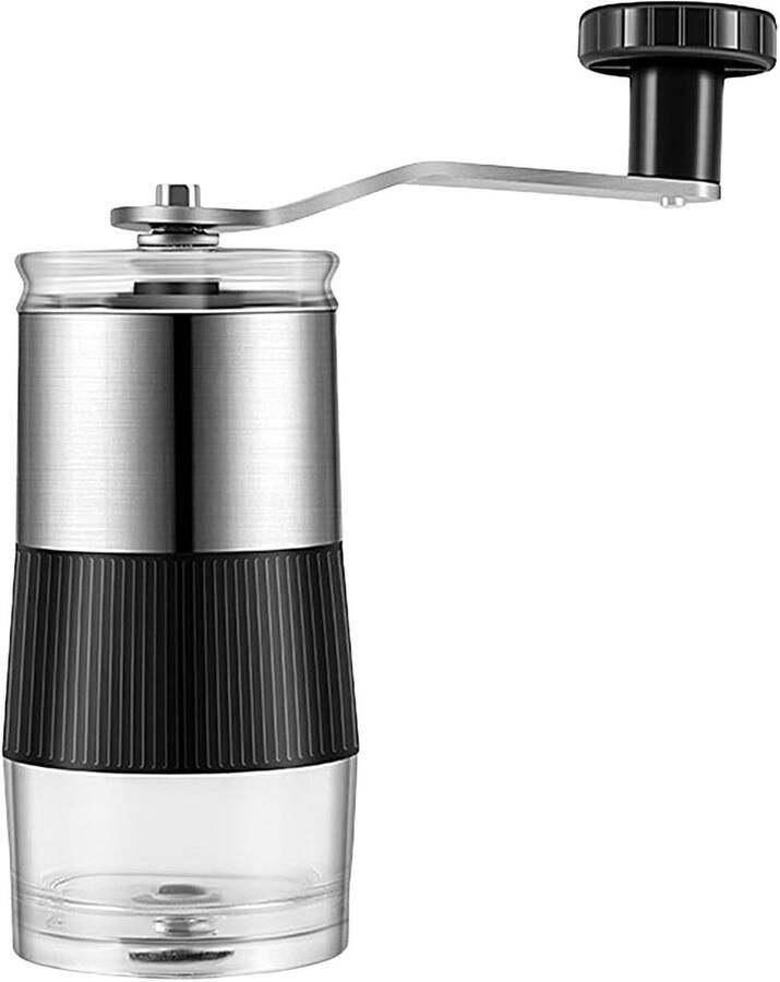 Draagbare Koffiemolen Handmolen Koffie Verse Koffie Malen Nauwkeurige Maalcontrole 5.7 x 5.9 x 5.7 cm Meerkleurig