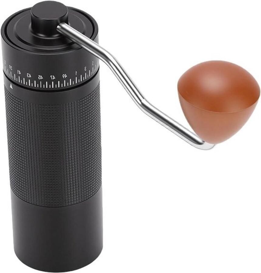 Handmatige Koffiemolen Bonenmaler Verse Koffie Malen Instelbare Grofheid 25 G Capaciteit Zilver