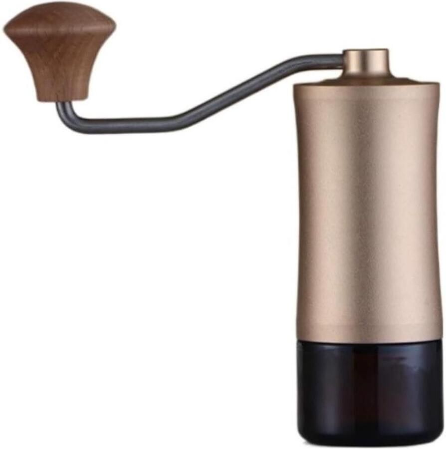 Handmatige Koffiemolen Bonenmaler Verse Koffie Zetten Roestvrijstalen Braam 16.1*30cm Goud