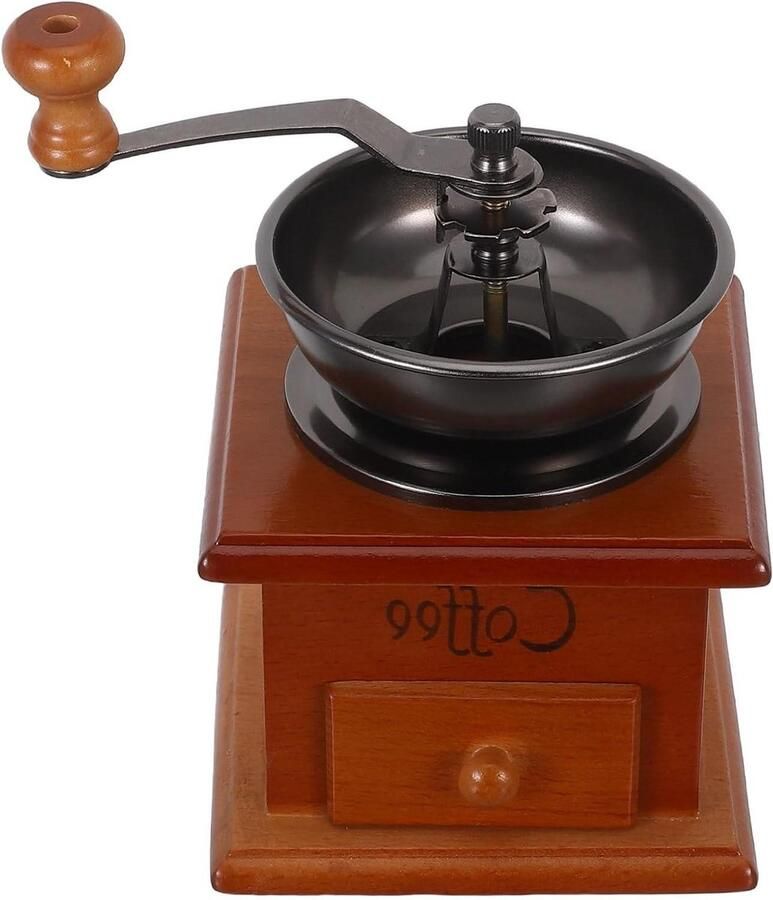 Handmatige Koffiemolen Braammolen Espresso Verse Koffie Zetten Nauwkeurige Maalconsistentie 9.5 x 9.5 x 20 cm