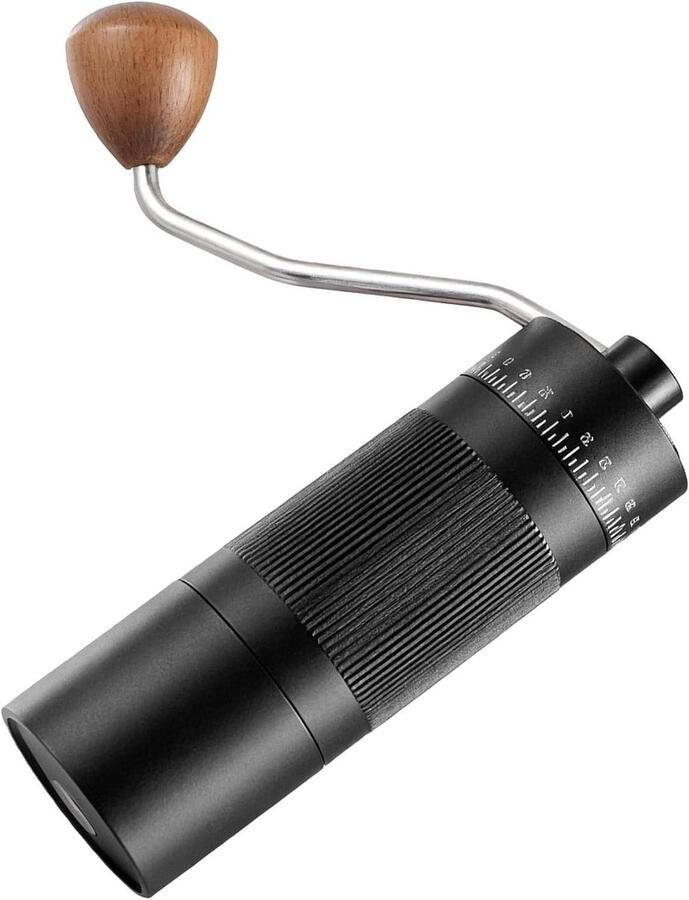 Handmatige Koffiemolen Braammolen Koffiebonen Verse Koffie Zetten 55 Maalinstellingen 22 g Zwart