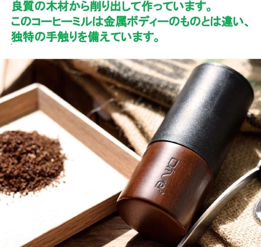 Handmatige Koffiemolen Draagbaar en RVS Voor Reizen en Thuisgebruik