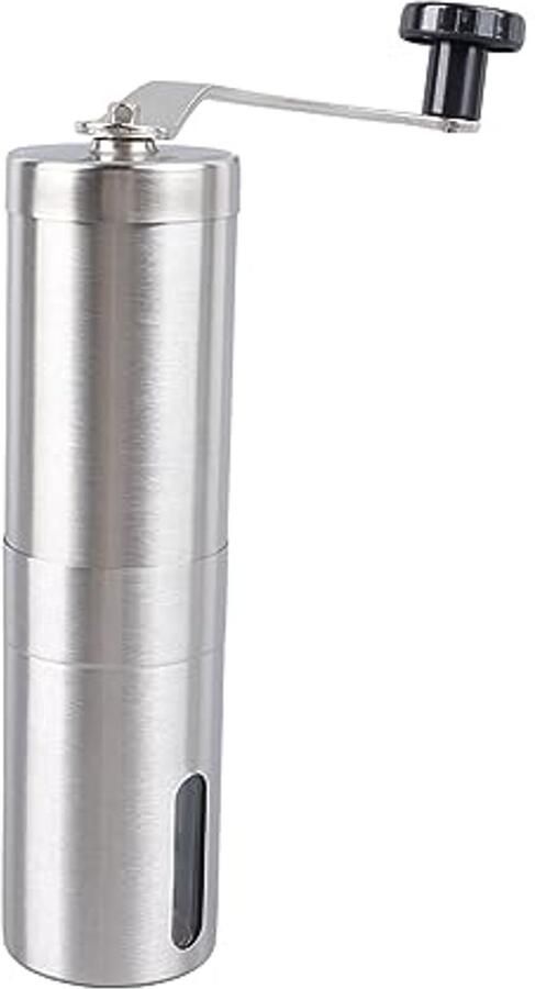 Handmatige Koffiemolen Draagbare Espressomolen met Instelbare Malen voor Kamperen of Reizen