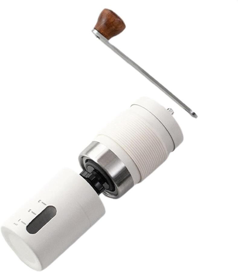 Handmatige Koffiemolen Espresso Molen Verse Koffie Instelbare Maalgraad 125 cm Wit