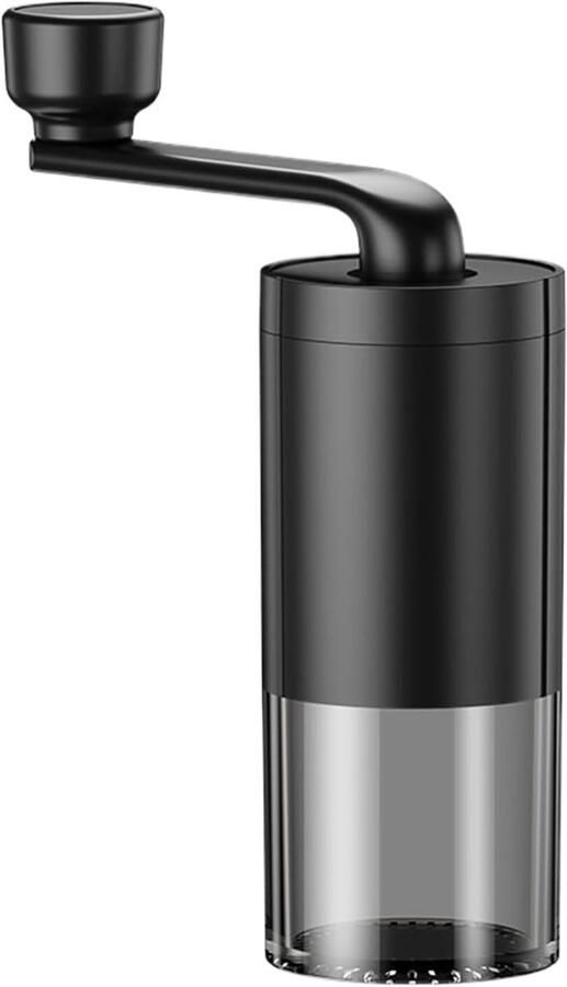 Handmatige Koffiemolen Espressomolen Draagbaar Verse Koffie Malen Traploos Instelbaar 36g Capaciteit Zwart