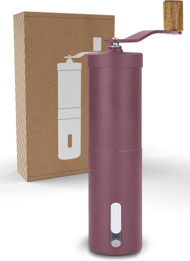 Handmatige Koffiemolen Keramisch Maalwerk – RVS & Aluminium Espressomolen