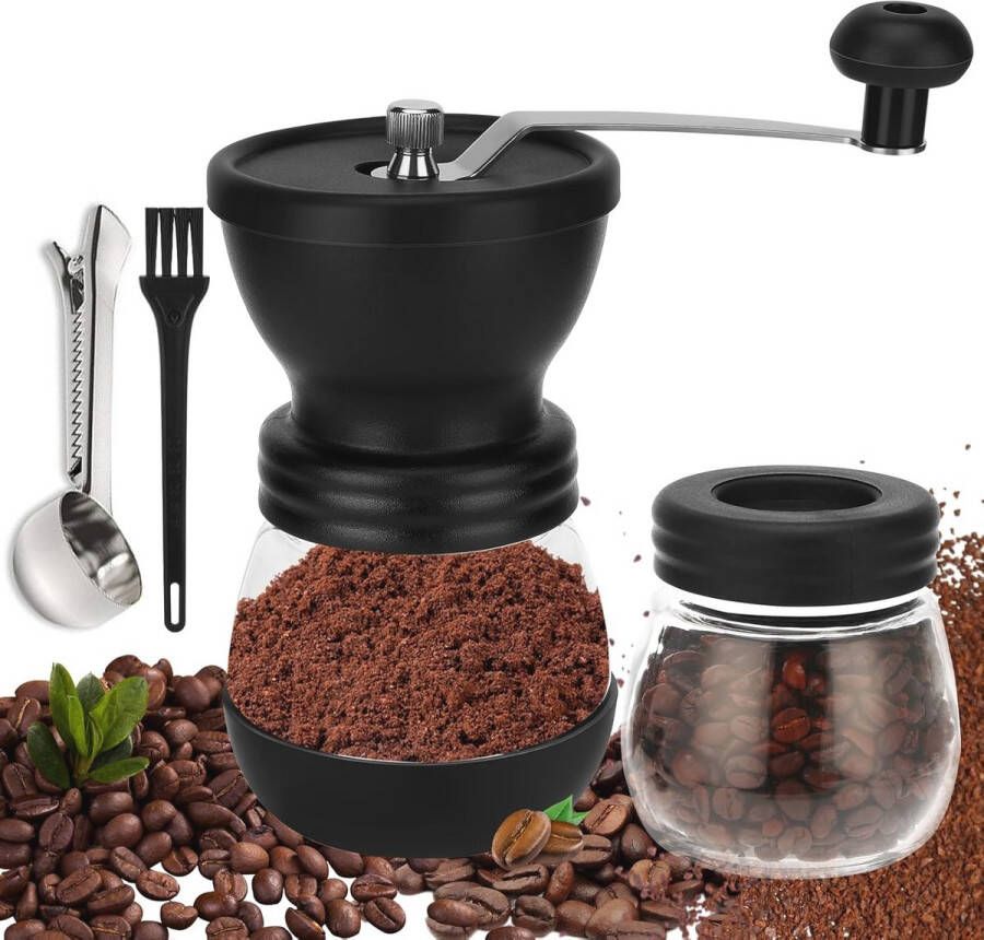 Handmatige koffiemolen Keramische grinder met verstelbare handgreep voor perfect gemalen koffie