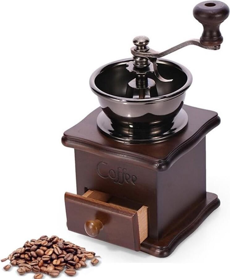 Handmatige Koffiemolen Keramische Maalschijf Klassiek Ontwerp voor Vers Gemalen Bonen