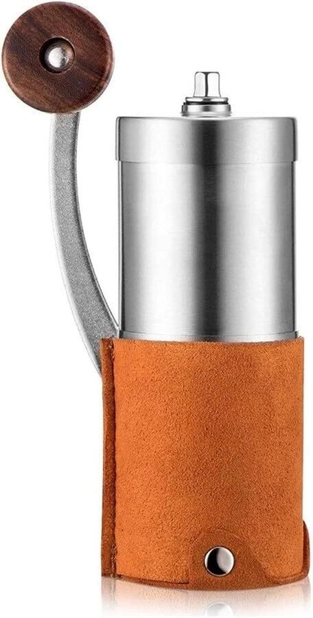 Handmatige Koffiemolen Koffiebonen Molen Verse Koffie Instelbare Maalgraad 13 x 4.7 cm Roestvrij Staal