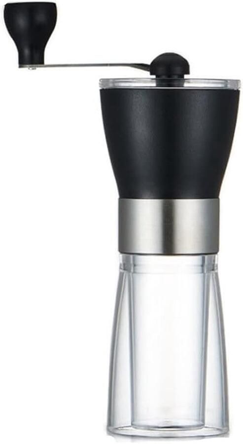 Handmatige Koffiemolen Koffiebonen Molen Verse Koffie Maken Keramische Braam 21 cm Hoog Zwart