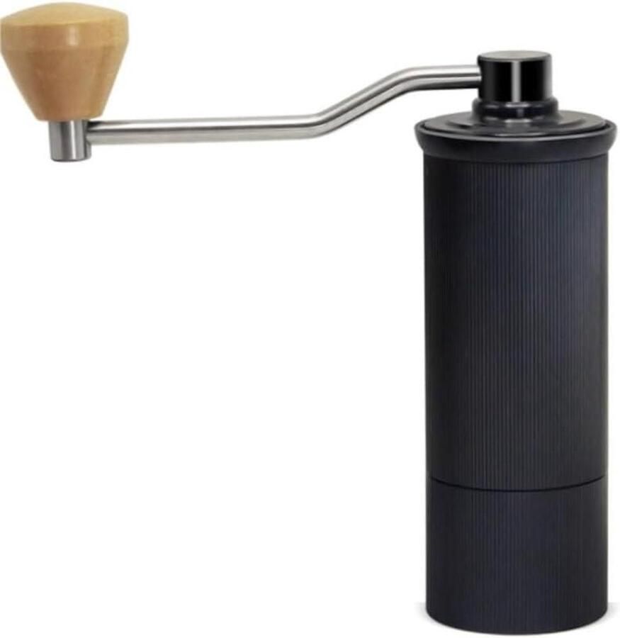 Handmatige Koffiemolen Koffiebonenmaler Bonenmaler Verse Koffie Zetten Roestvrijstalen Molen 14 x 5 cm Zwart
