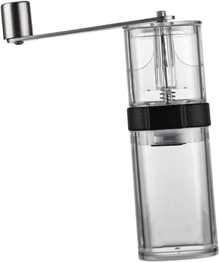 Handmatige Koffiemolen Koffiebonenmaler Verse Koffie Aroma Behoudend 15 cm Hoog Transparant