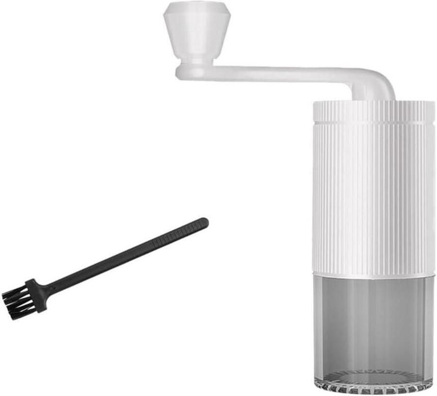 Handmatige Koffiemolen Koffiebonenmaler Verse Koffie Maken Uniforme Maalgrootte 14 x 8 x 6 cm Wit