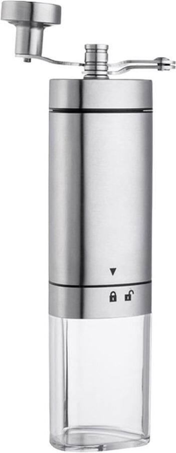 Handmatige Koffiemolen Koffiebonenmaler Verse Koffie Roestvrij Staal 19.5 cm Hoog