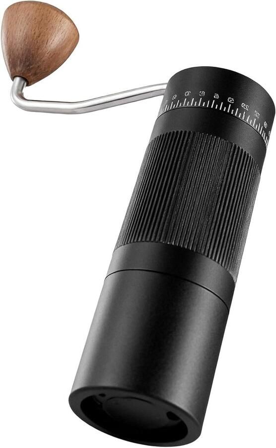 Handmatige Koffiemolen Koffiebonenmolen Verse Koffie 55 Instellingen 22g Capaciteit Zwart