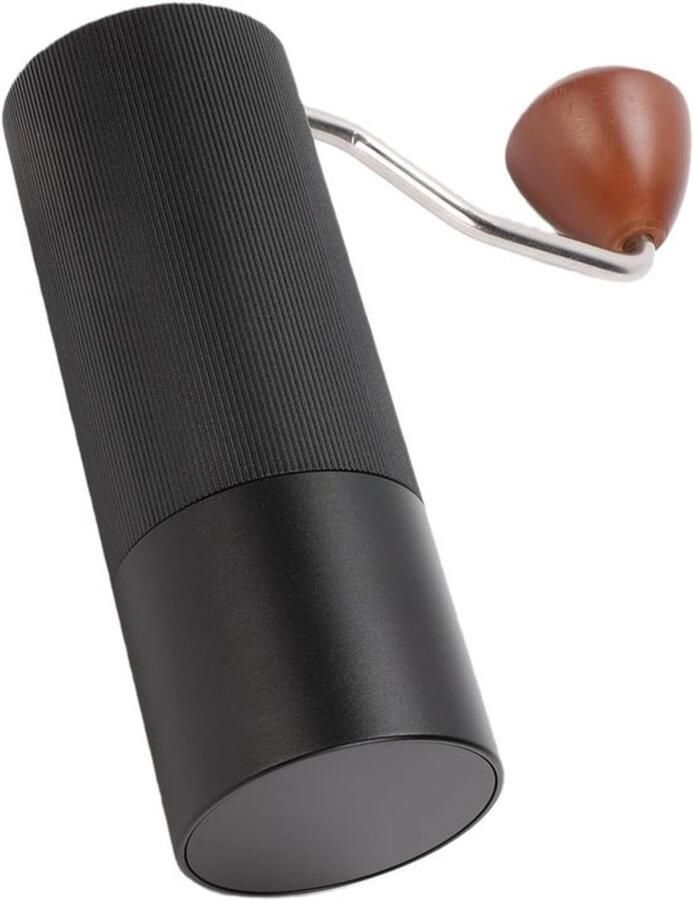 Handmatige Koffiemolen Koffiebonenmolen Verse Koffie Zetten 55 Instelbare Maalgraad 25g Capaciteit Zilver