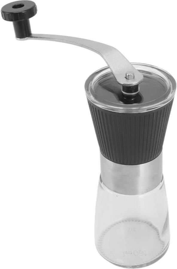 Handmatige Koffiemolen Koffiebonenmolen Verse Koffie Verstelbare Malingsgraad 160ml Capaciteit Transparant