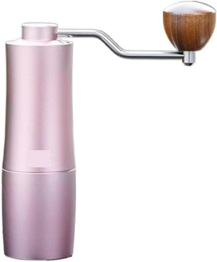 Handmatige Koffiemolen Koffieboon Freesmachine Verse Koffie Zetten Keramische Maalschijf 18 x 52 cm Roze