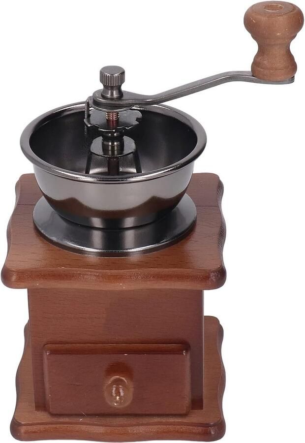 Handmatige Koffiemolen Koffiemolenmolen Verse Koffie Verstelbare Maalgraad 515 Gram Bruin
