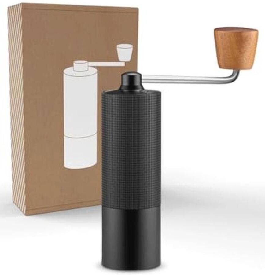 Handmatige Koffiemolen met 108 Maalgraden en Roestvrijstalen Maalwerk