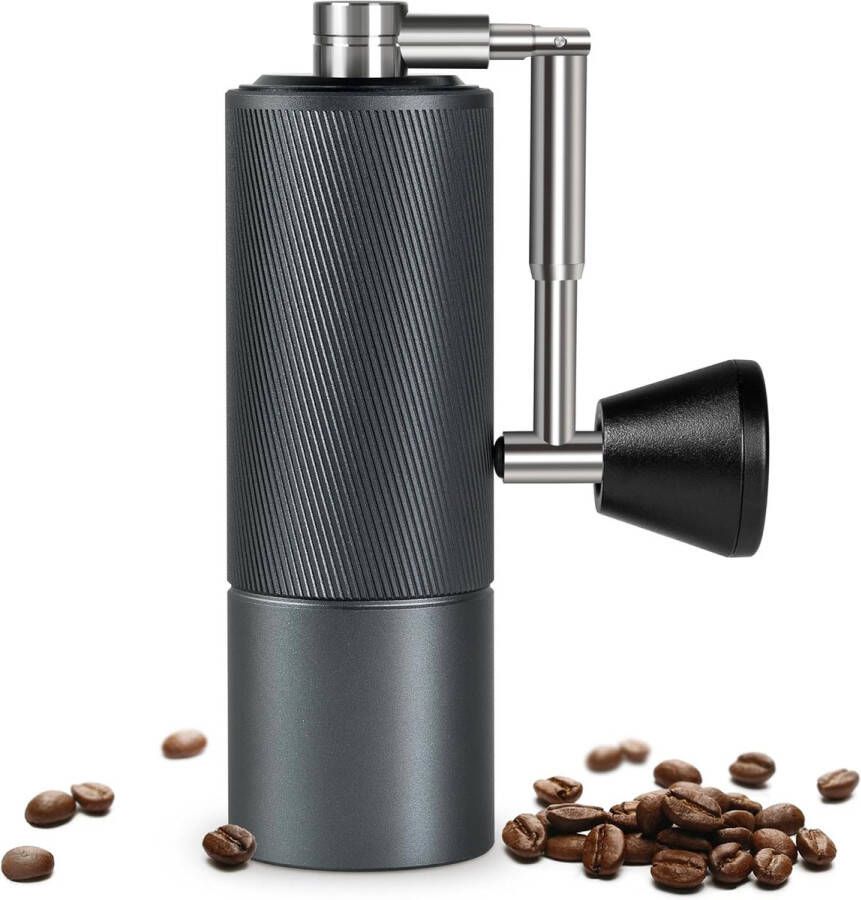 Handmatige koffiemolen met inklapbare handgreep – ideaal voor espresso en French Press