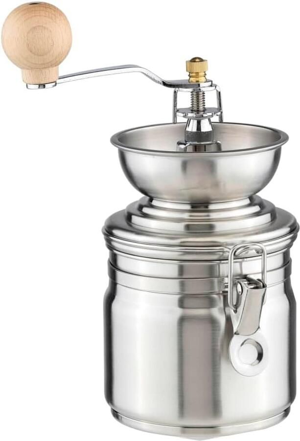 Handmatige Koffiemolen Koffie Bonenmaler Verse Koffie Maken Verstelbare Maalgraad 10 x 10 x 21.5 cm