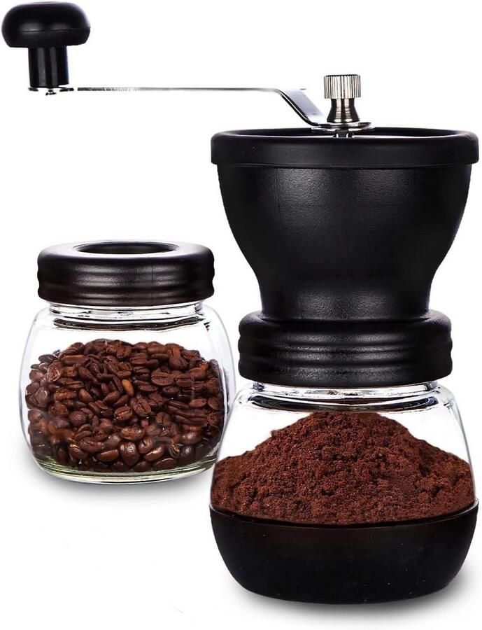 Handmatige Koffiemolen met Keramische Messen Verstelbare Malingsgraad voor French Press Espresso & Turkse Koffie