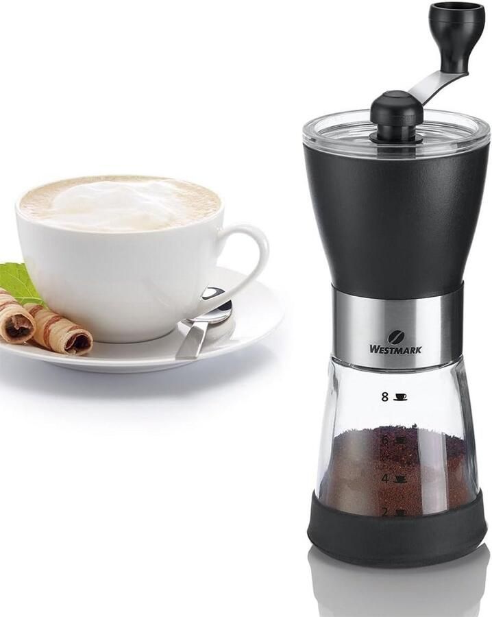 Handmatige Koffiemolen met Keramische Molen voor 2 tot 8 Kopjes