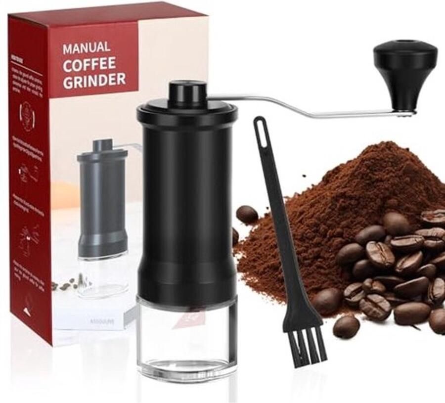 Handmatige Koffiemolen met Nauwkeurig Kegelmechanisme voor Bereidingsmethoden