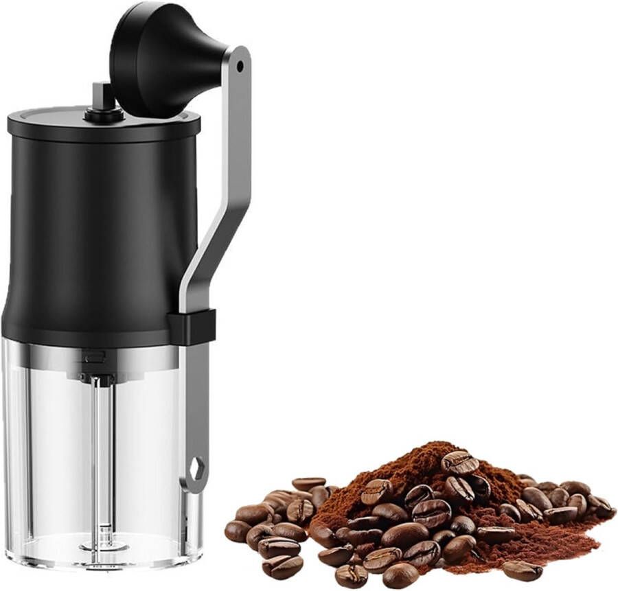 Handmatige koffiemolen met reinigingsborstel Draagbare koffiemolen voor cappuccino espresso en meer